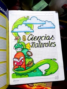 ¿Dónde puedo encontrar portadas para cuadernos de ciencias naturales?