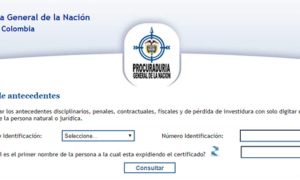Dónde puedo obtener el certificado de antecedentes de la Procuraduría General de la Nación en Colombia
