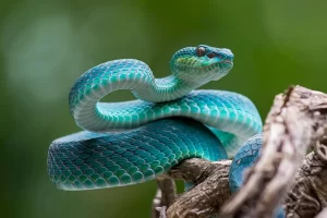soñar con una serpiente azul?